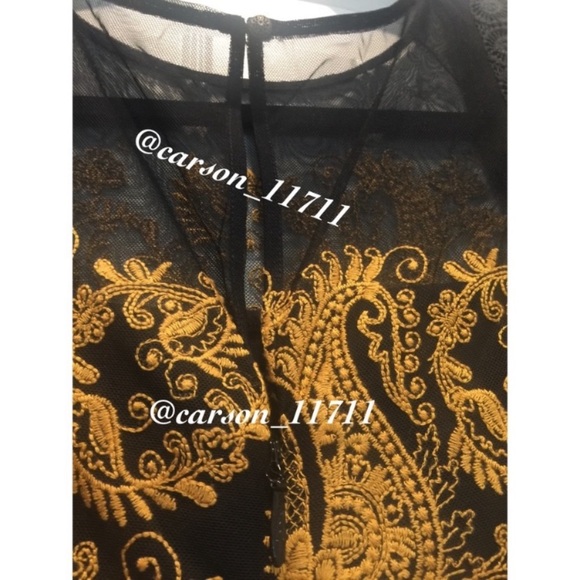 NWT Anthropologie Jacquin Embroidered Midi Dress 0 - Picture 5 of 6